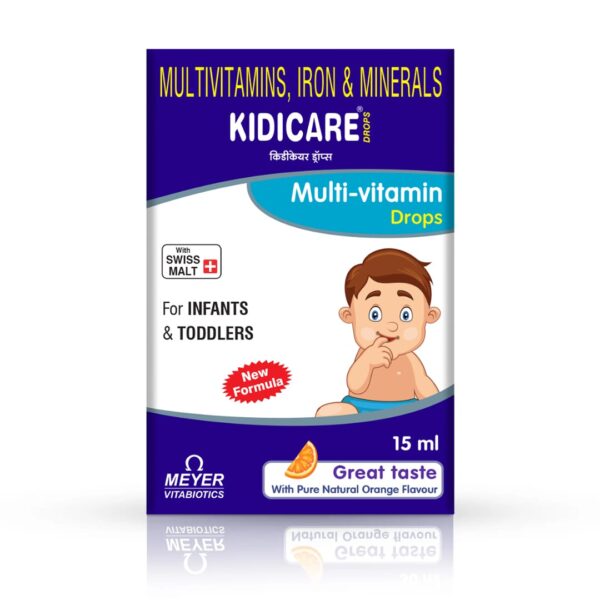 Kidicare Drops 15ml Carton Front