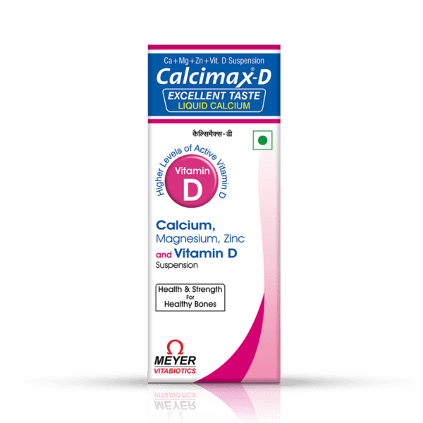 Calcimax D Suspension 200ml Front View d125fa18 6f4c 4532 9712 d2ad8bf907a0