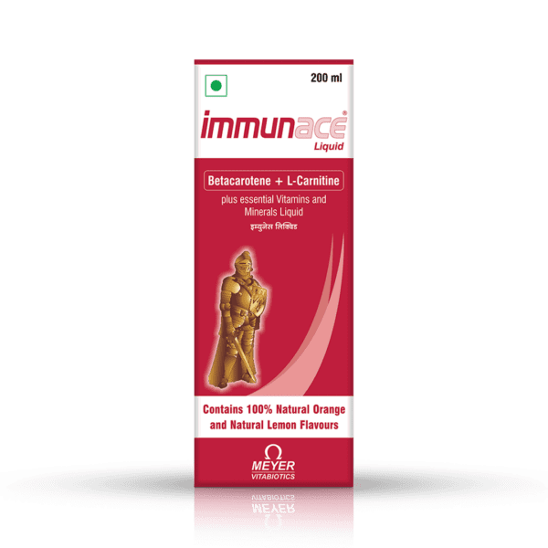 Immunace Liquid 200ml Carton Front View b916c772 1919 4b98 86cd 26994616e7fe