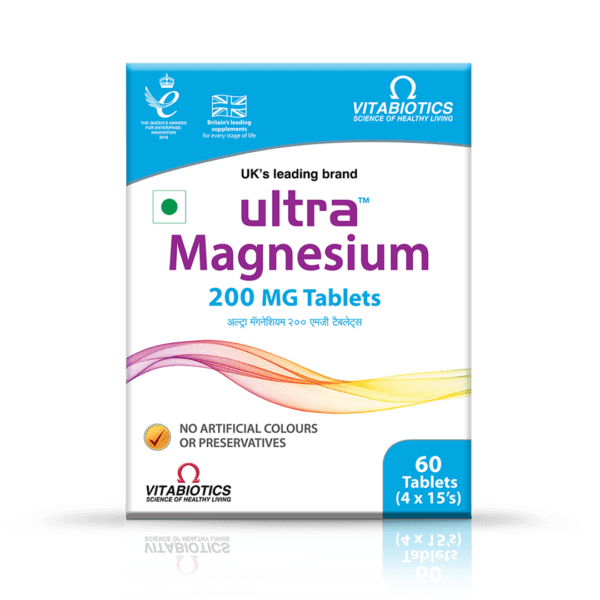 Ultra Magnesium 200mg Front View a1e922e0 605c 4786 8515 2fabc6c4d38a