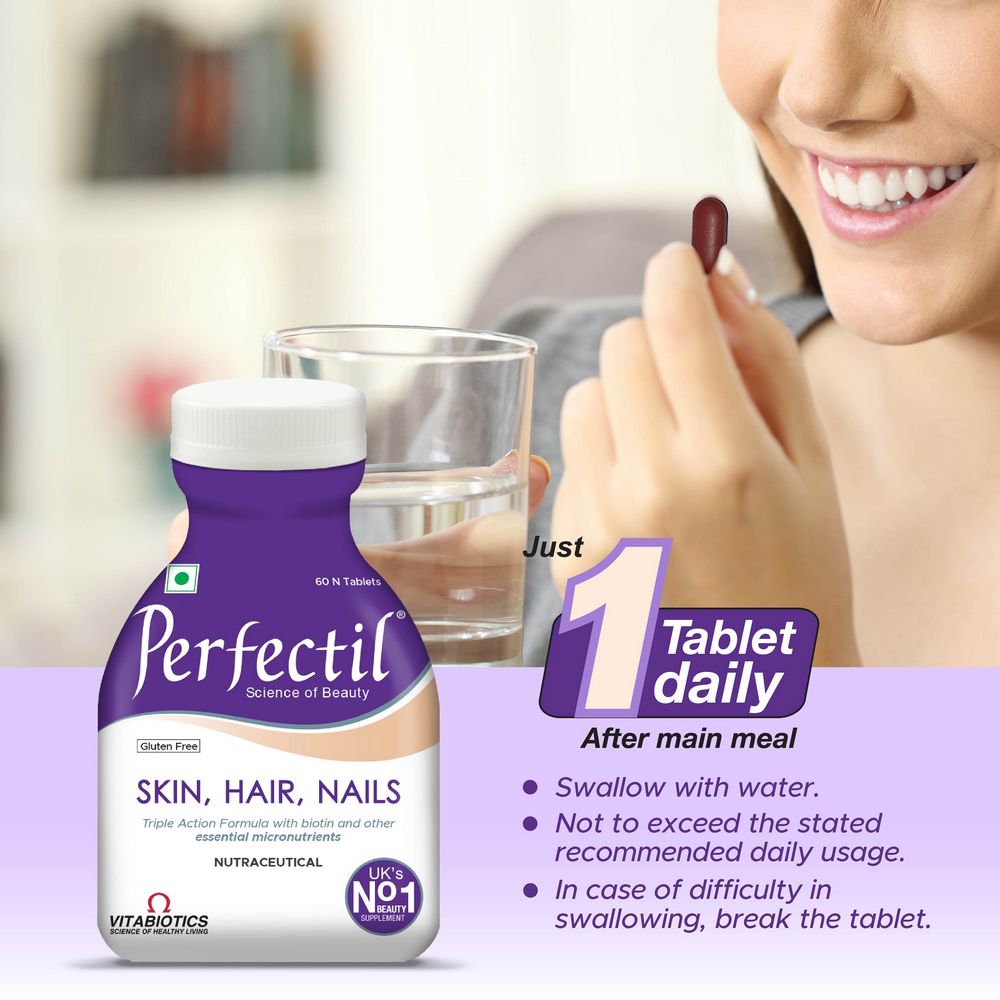 Perfectil 60 Tablets - 1 Tub Pack Amazon Perfectil Container Specs 1