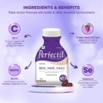 Perfectil Multivitamin for Skin, Hair & Nail for Men & Women | 60 Veg Tablets - Image 6